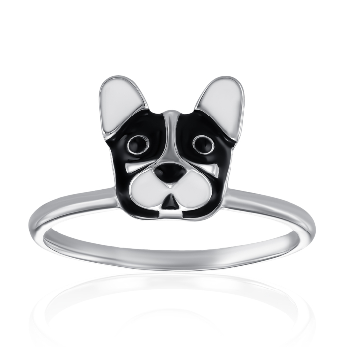 Срібна каблучка з емаллю. Артикул SZDR07781-R/12/967