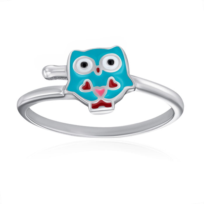 Серебряное кольцо с эмалью. Артикул SZDR07809-R/12/4764