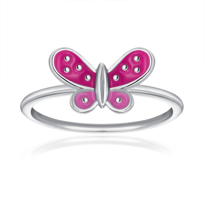 Серебряное кольцо с эмалью. Артикул SZDR07812-R/12/4756