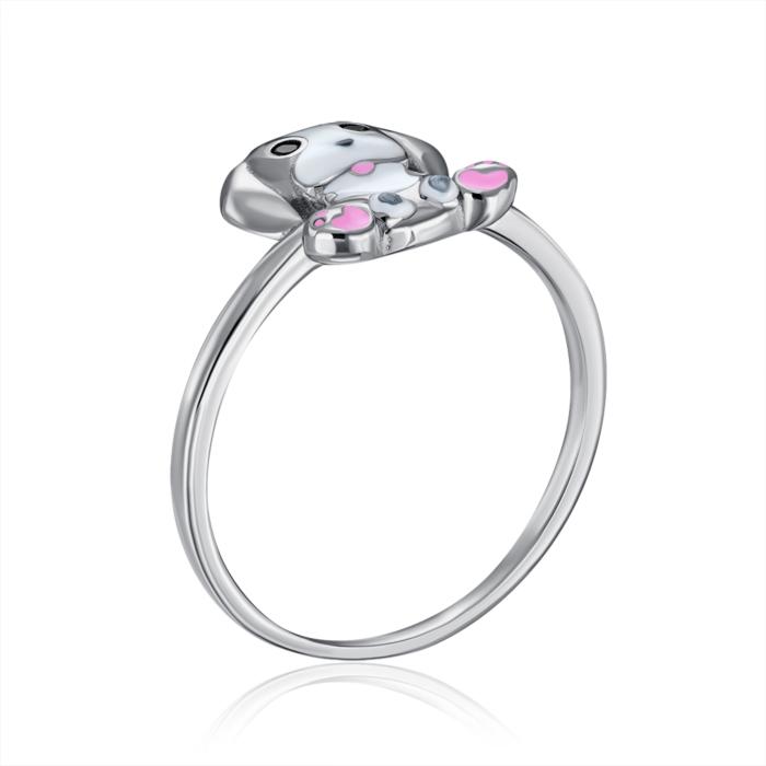 Серебряное кольцо с эмалью. Артикул SZDR07820-R/12/4765