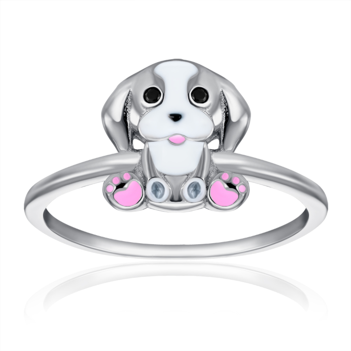 Серебряное кольцо с эмалью. Артикул SZDR07820-R/12/4765