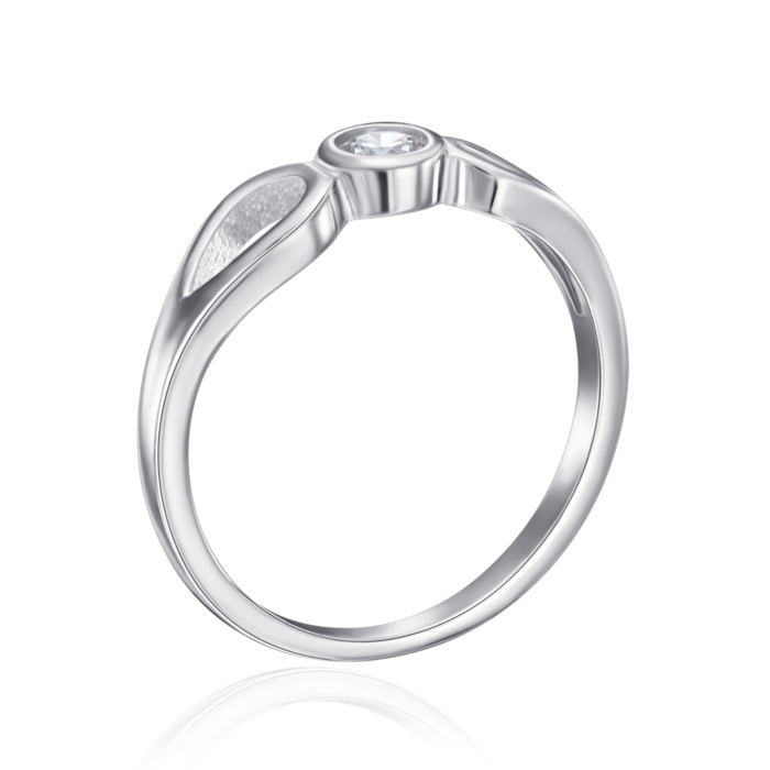 Серебряное кольцо с фианитом. Артикул SZDR09773-R/12/1