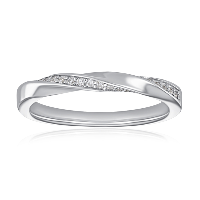 Серебряное кольцо с фианитами. Артикул SZDR15594-R/12/1