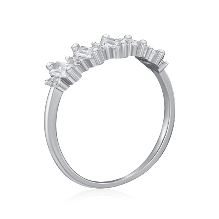 Серебряное кольцо с фианитами. Артикул SZDR15651-R/12/1