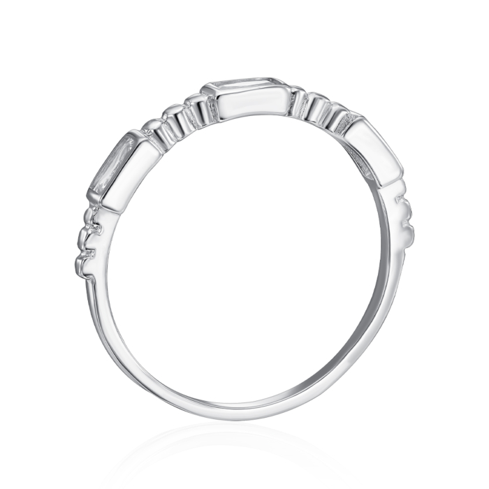 Серебряное кольцо с фианитами. Артикул SZDR15676-R/12/1
