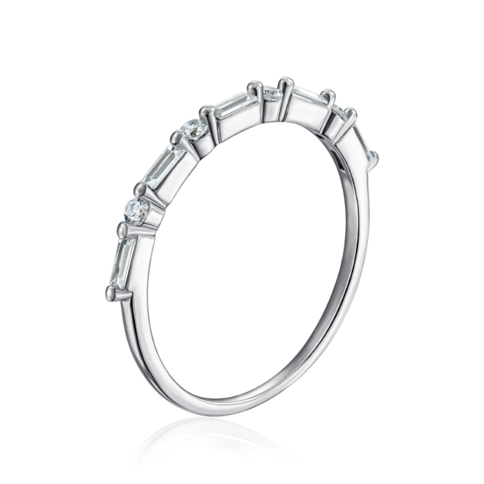 Серебряное кольцо с фианитами. Артикул SZDR15685-R/12/1