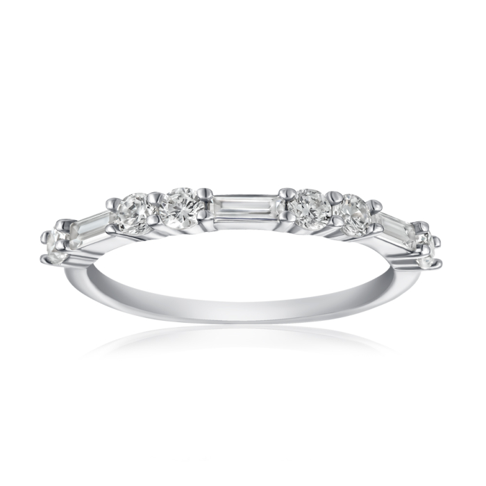 Серебряное кольцо с фианитами. Артикул SZDR15691-R/12/1