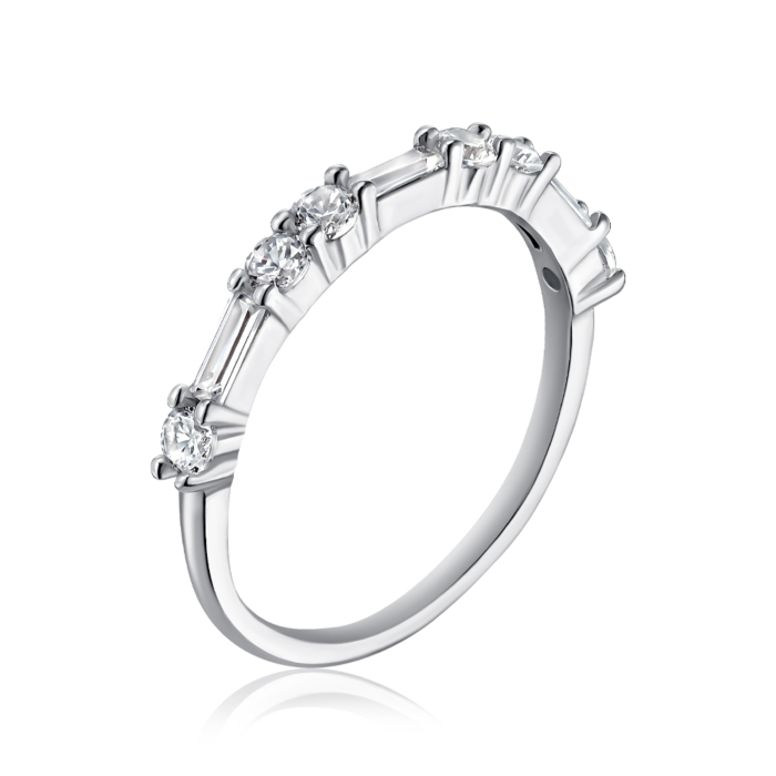 Серебряное кольцо с фианитами. Артикул SZDR15691-R/12/1