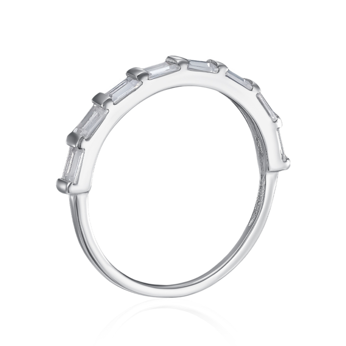 Срібна каблучка з фіанітами. Артикул SZDR15692-R/12/1