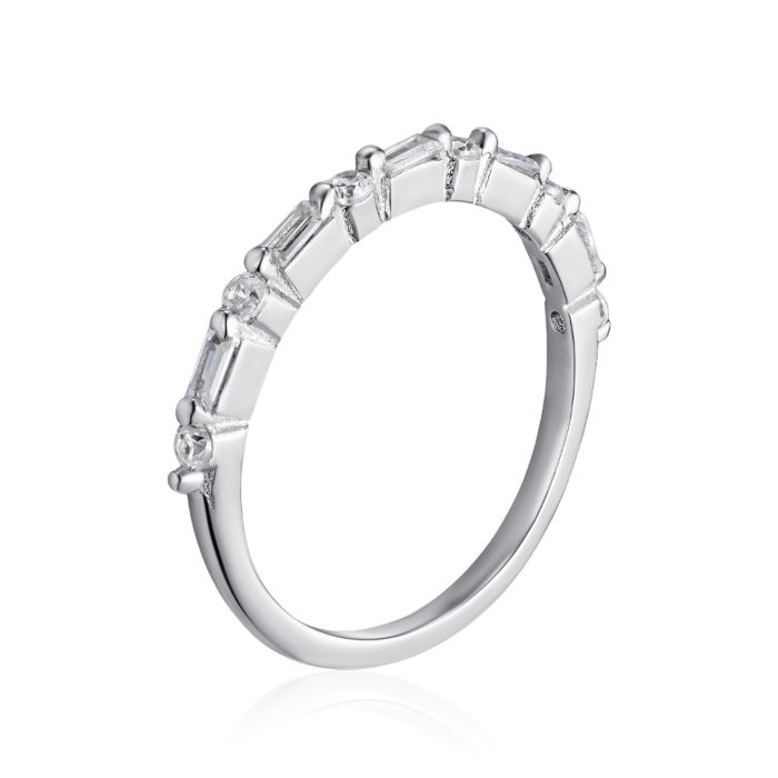 Серебряное кольцо с фианитами. Артикул SZDR15696-R/12/1