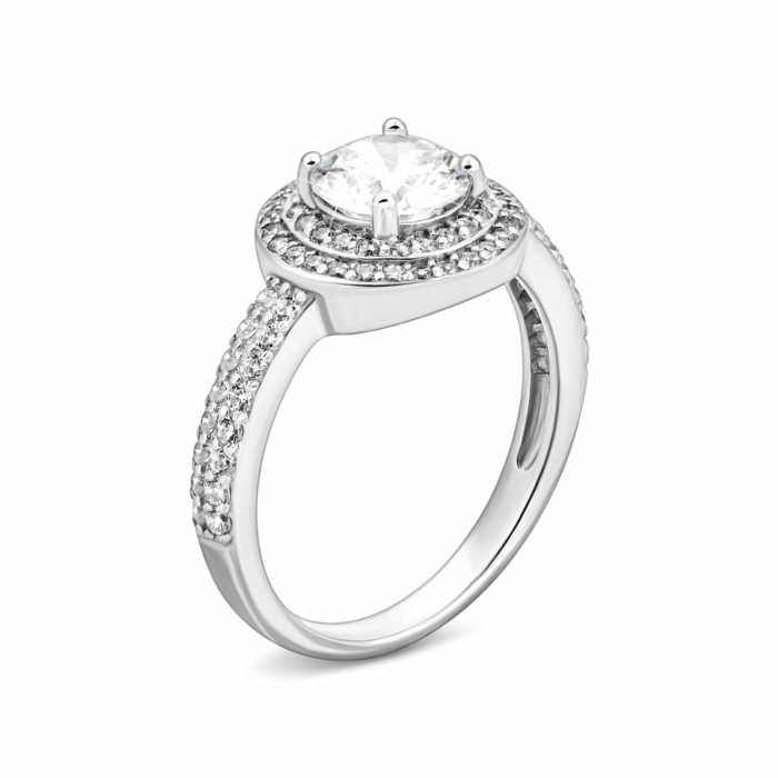 Серебряное кольцо с фианитами. Артикул UG5SZDR16465
