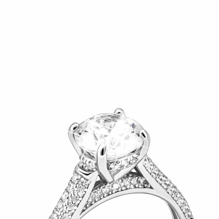 Серебряное кольцо с фианитами. Артикул UG5SZDR16524