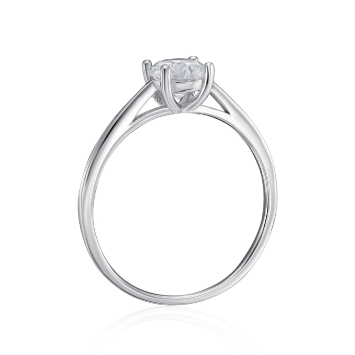 Срібна каблучка з фіанітом. Артикул SZDR16706-R/12/1