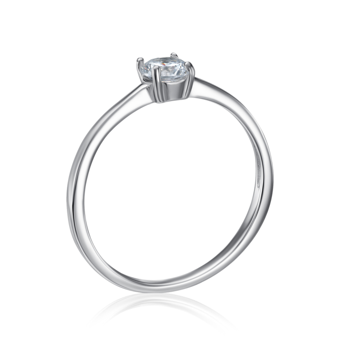 Серебряное кольцо с фианитом. Артикул SZDR16710-R/12/1