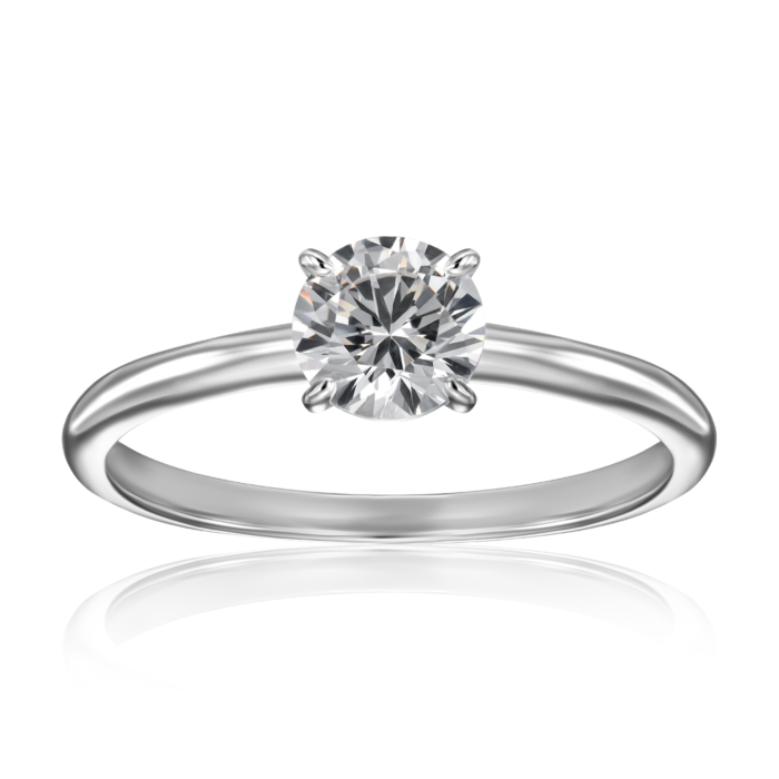 Серебряное кольцо с фианитом. Артикул SZDR16712-R/12/1