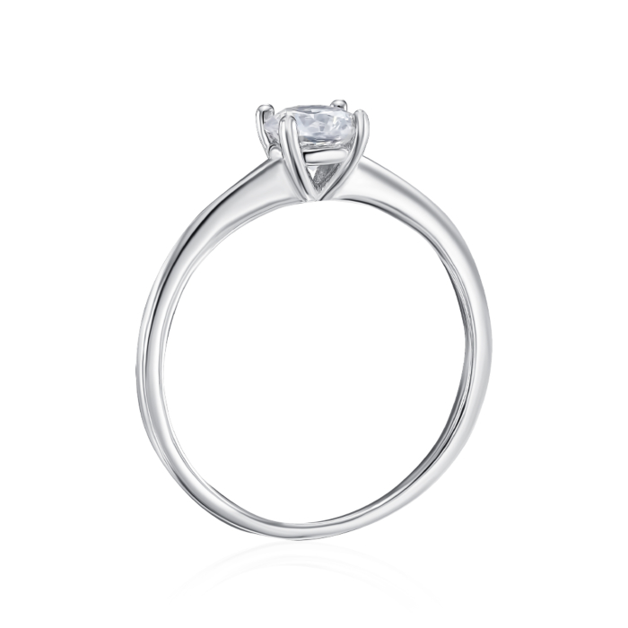 Срібна каблучка з фіанітом. Артикул SZDR16729-R/12/1