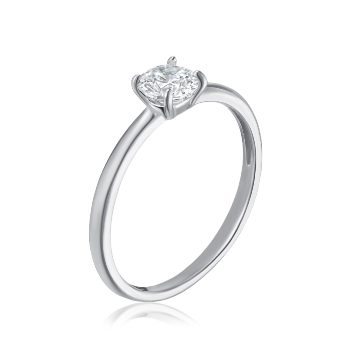 Серебряное кольцо с фианитом. Артикул SZDR16738-R/12/1