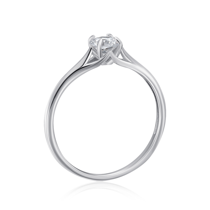 Серебряное кольцо с фианитом. Артикул SZDR16746-R/12/1