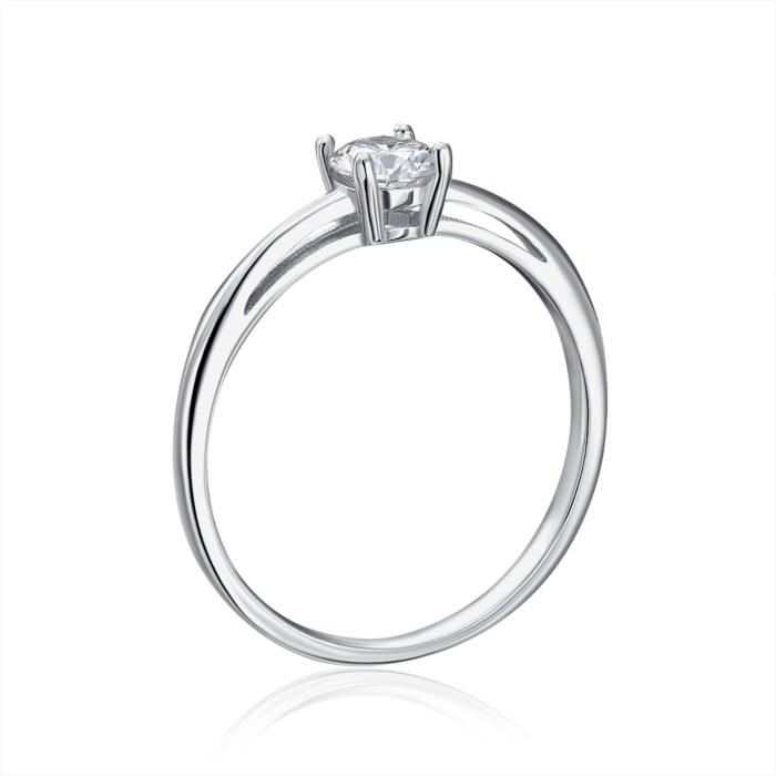 Серебряное кольцо с фианитом. Артикул SZDR16752-R/12/1