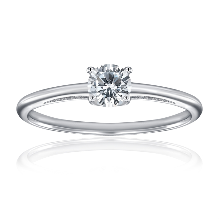 Серебряное кольцо с фианитом. Артикул SZDR16752-R/12/1