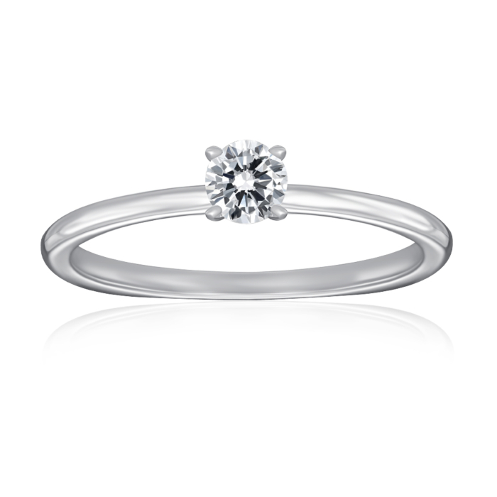 Серебряное кольцо с фианитом. Артикул SZDR16754-R/12/1