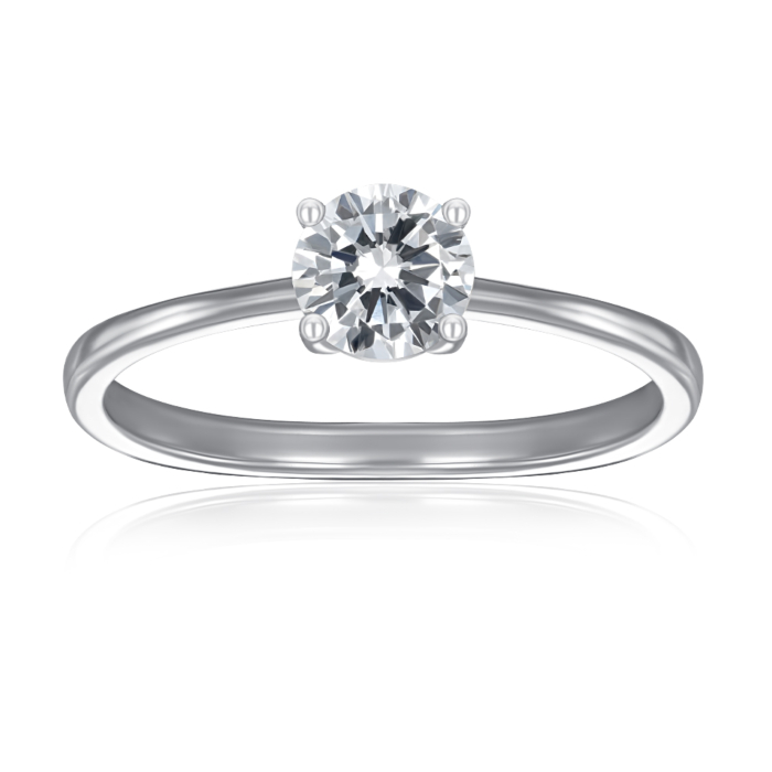 Серебряное кольцо с фианитом. Артикул SZDR16762-R/12/1