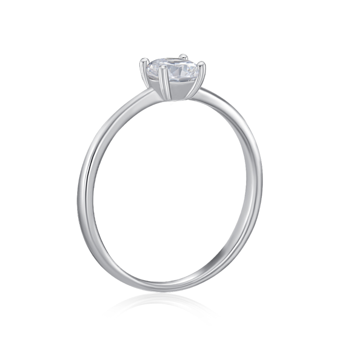 Серебряное кольцо с фианитом. Артикул SZDR16762-R/12/1