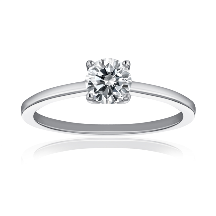 Серебряное кольцо с фианитом. Артикул SZDR16769-R/12/1