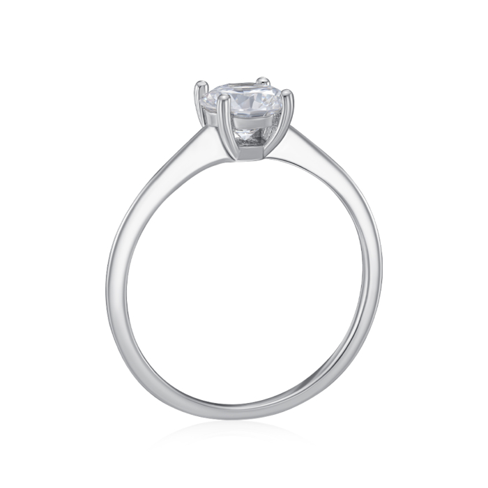 Серебряное кольцо с фианитом. Артикул SZDR16770-R/12/1