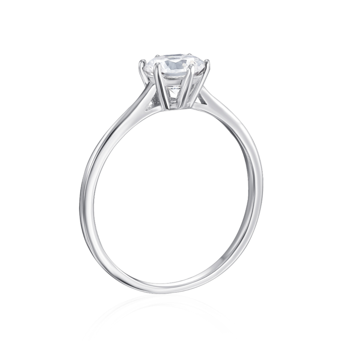 Серебряное кольцо с фианитом. Артикул SZDR16771-R/12/1