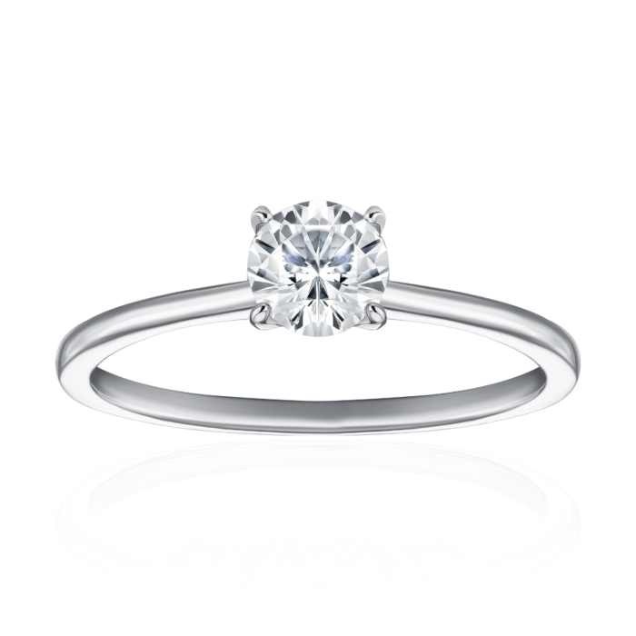 Серебряное кольцо с фианитом. Артикул SZDR16779-R/12/1