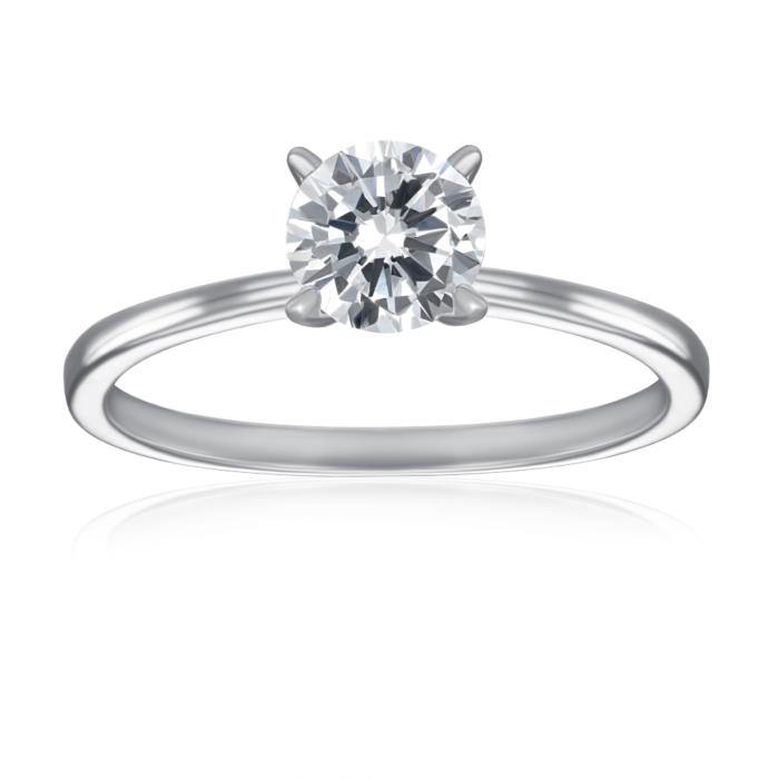 Срібна каблучка з фіанітом. Артикул SZDR16783-R/12/1