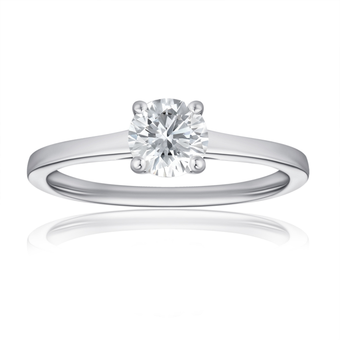 Срібна каблучка з фіанітом. Артикул SZDR16788-R/12/1