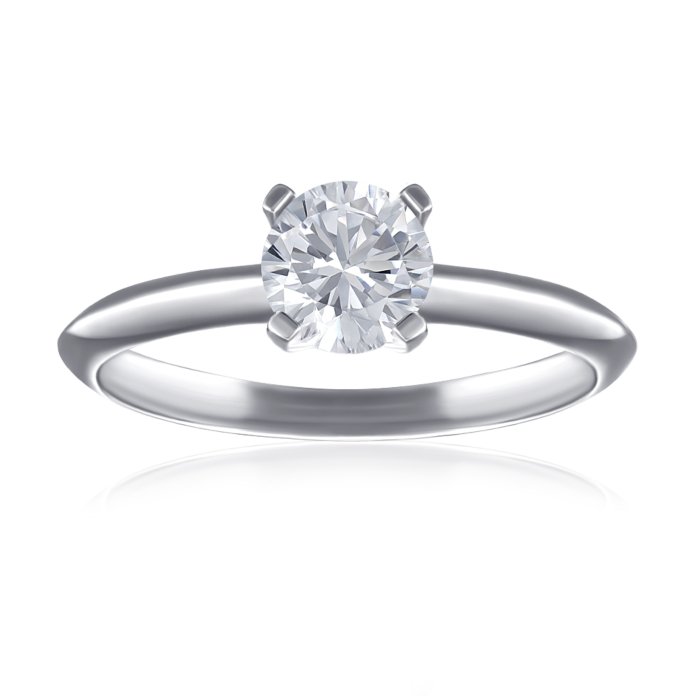 Срібна каблучка з фіанітом. Артикул SZDR16799-R/12/1