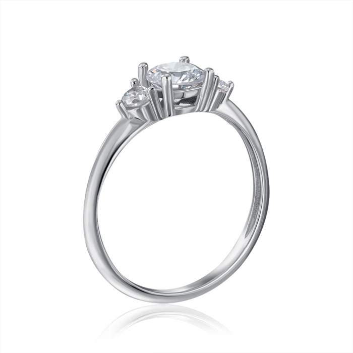 Серебряное кольцо с фианитами. Артикул SZDR16822-R/12/1