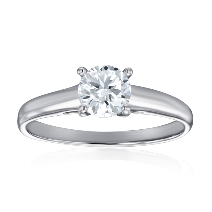 Серебряное кольцо с фианитом. Артикул SZDR16829-R/12/1