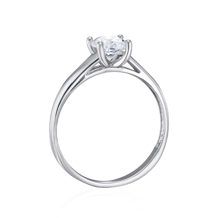 Серебряное кольцо с фианитом. Артикул SZDR16829-R/12/1