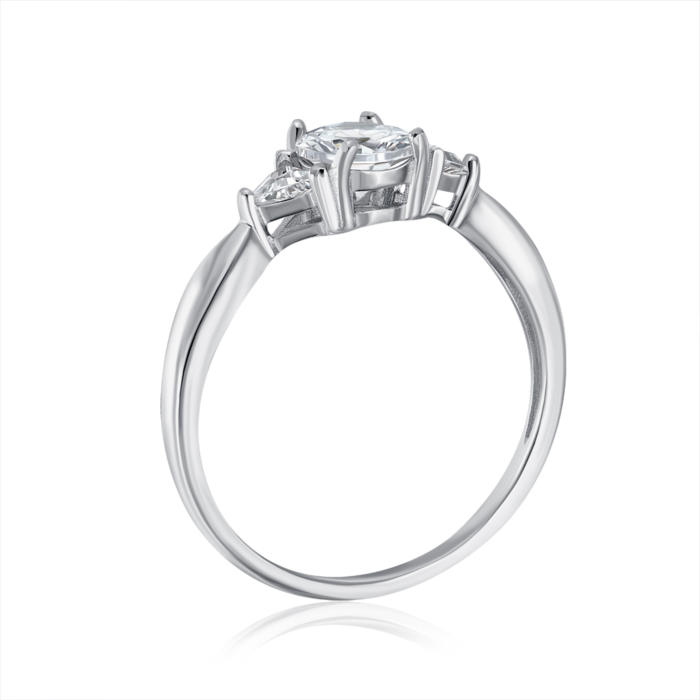 Серебряное кольцо с фианитами. Артикул SZDR16841-R/12/1