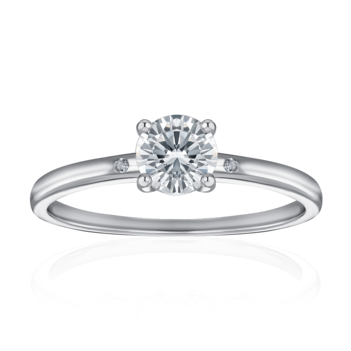 Срібна каблучка з фіанітами. Артикул SZDR16851-R/12/1