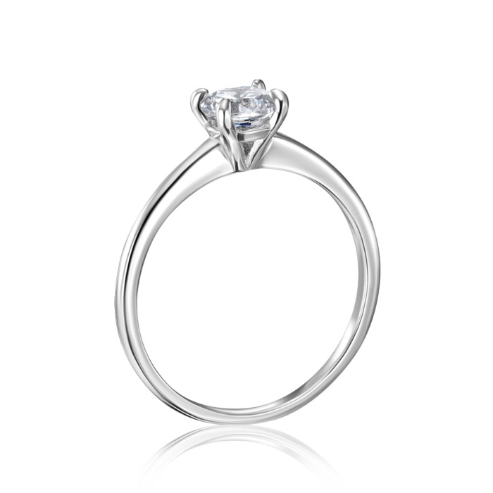 Серебряное кольцо с фианитом. Артикул SZDR16854-R/12/1