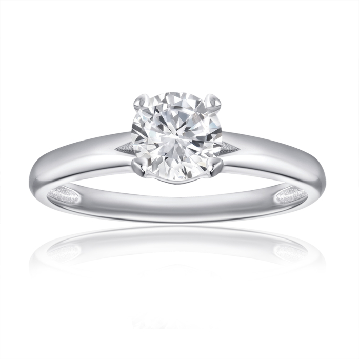 Серебряное кольцо с фианитом. Артикул SZDR16880-R/12/1