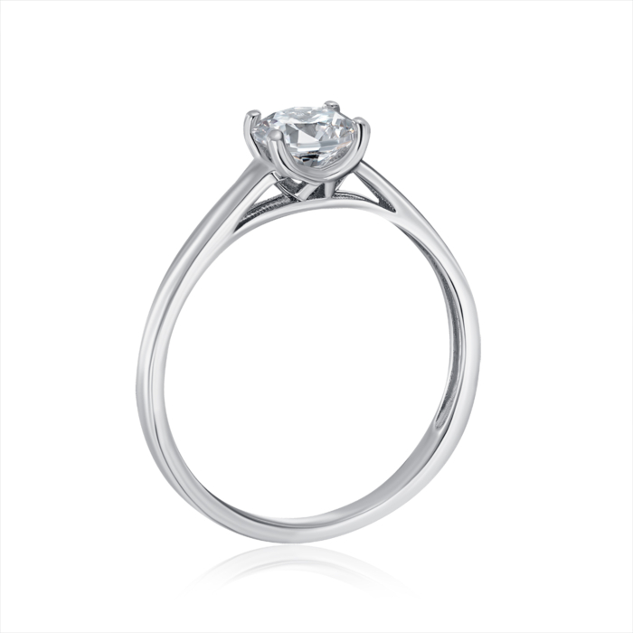 Серебряное кольцо с фианитом. Артикул SZDR16928-R/12/1