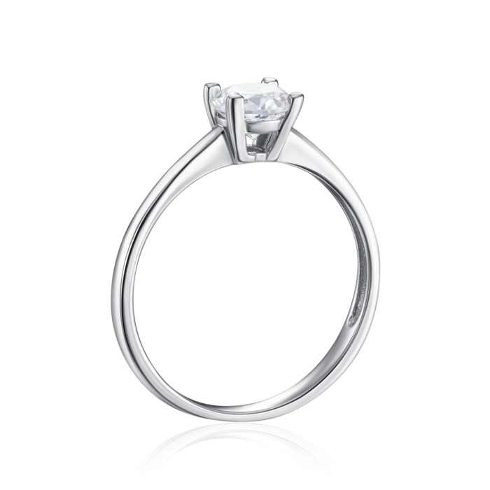 Серебряное кольцо с фианитом. Артикул SZDR16964-R/12/1
