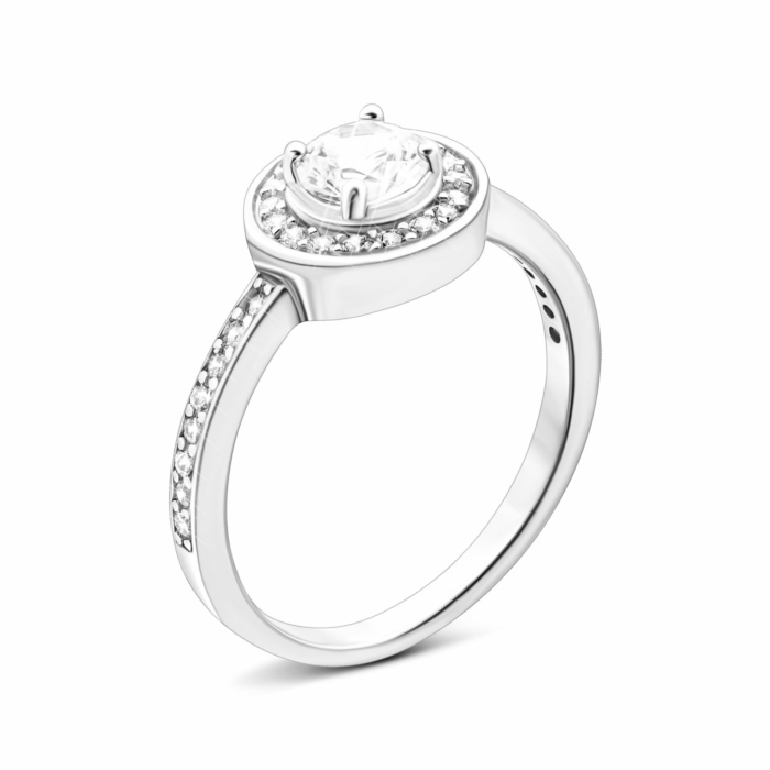 Серебряное кольцо с фианитами. Артикул UG5SZDR18899