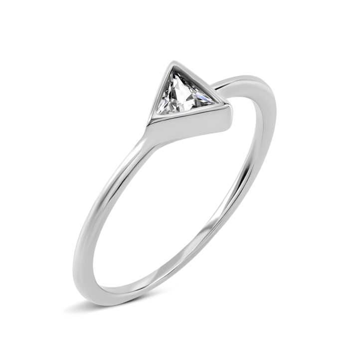 Срібна каблучка з фіанітом. Артикул UG5SZDR36502