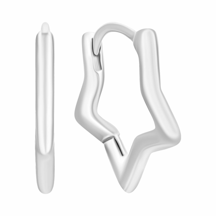 Серебряные серьги-конго. Артикул UG5SZE019