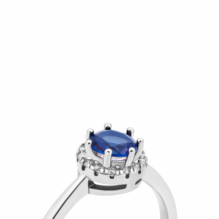 Серебряное кольцо с фианитами. Артикул UG5SZSE07024 пер