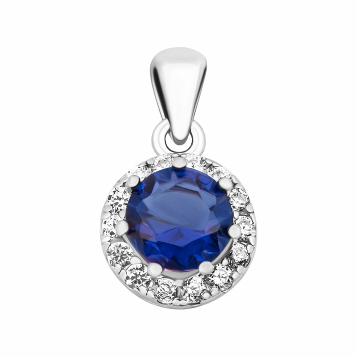 Срібна підвіска з фіанітами. Артикул UG5SZSE07024 под