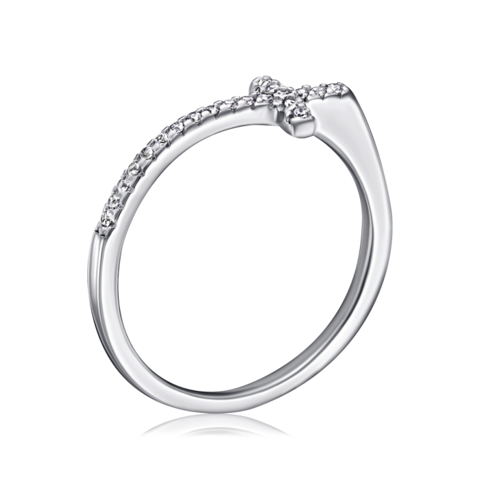 Серебряное кольцо. Артикул TA08272-R/12/1