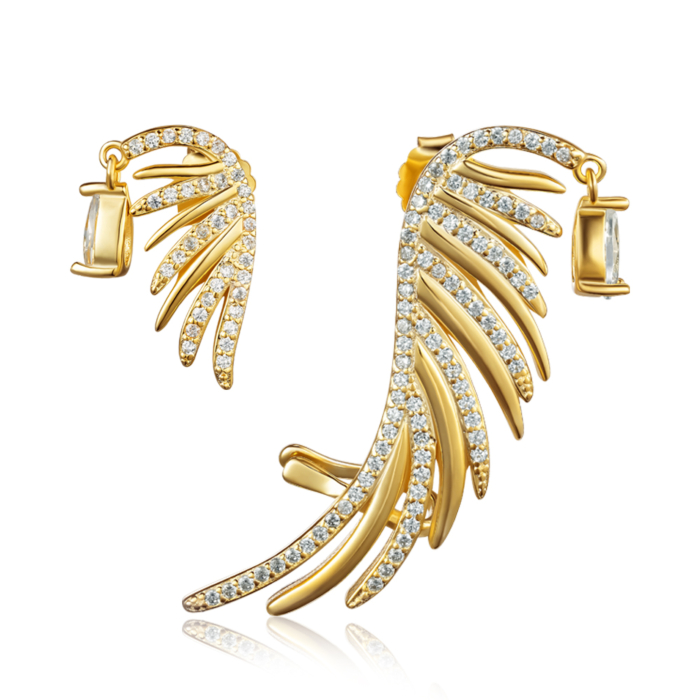 Серебряные серьги с фианитами. Артикул TB02253-E/20/1